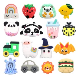 Hot Sale BPA Free Cartoon Teething Rod Kids Nursing Cute Animal Baby Chew Silicone Teether Toy