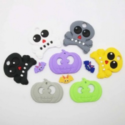 Wholesale Factory Custom Natural Rubber Silicone Baby Halloween Teether