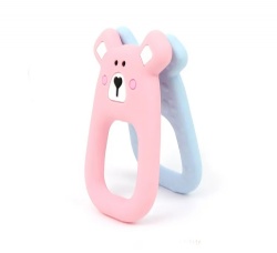 Baby Toys Mouse Teether Pendant BPA Free Silicone Teether