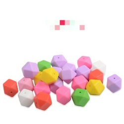 Silicone Beads for Sweater Chain Decoration Ring Beads