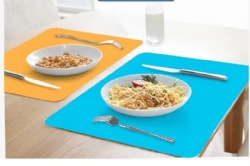 Colored Food grade kids foldable silicone food placemat silicone baking mat silicone table place mat