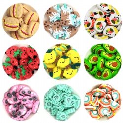 Factory Custom Silicone Fruit Teething Beads Baby Teether 12mm Wholesale Baby Silicone Teether Focal Beads